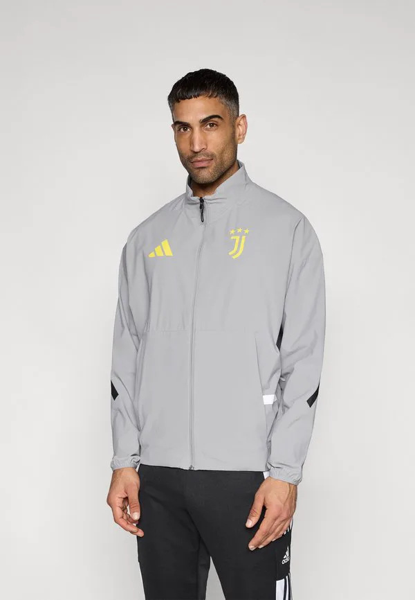 Ювентус фк зне гимн куртка клубная одежда Adidas Performance, Grey