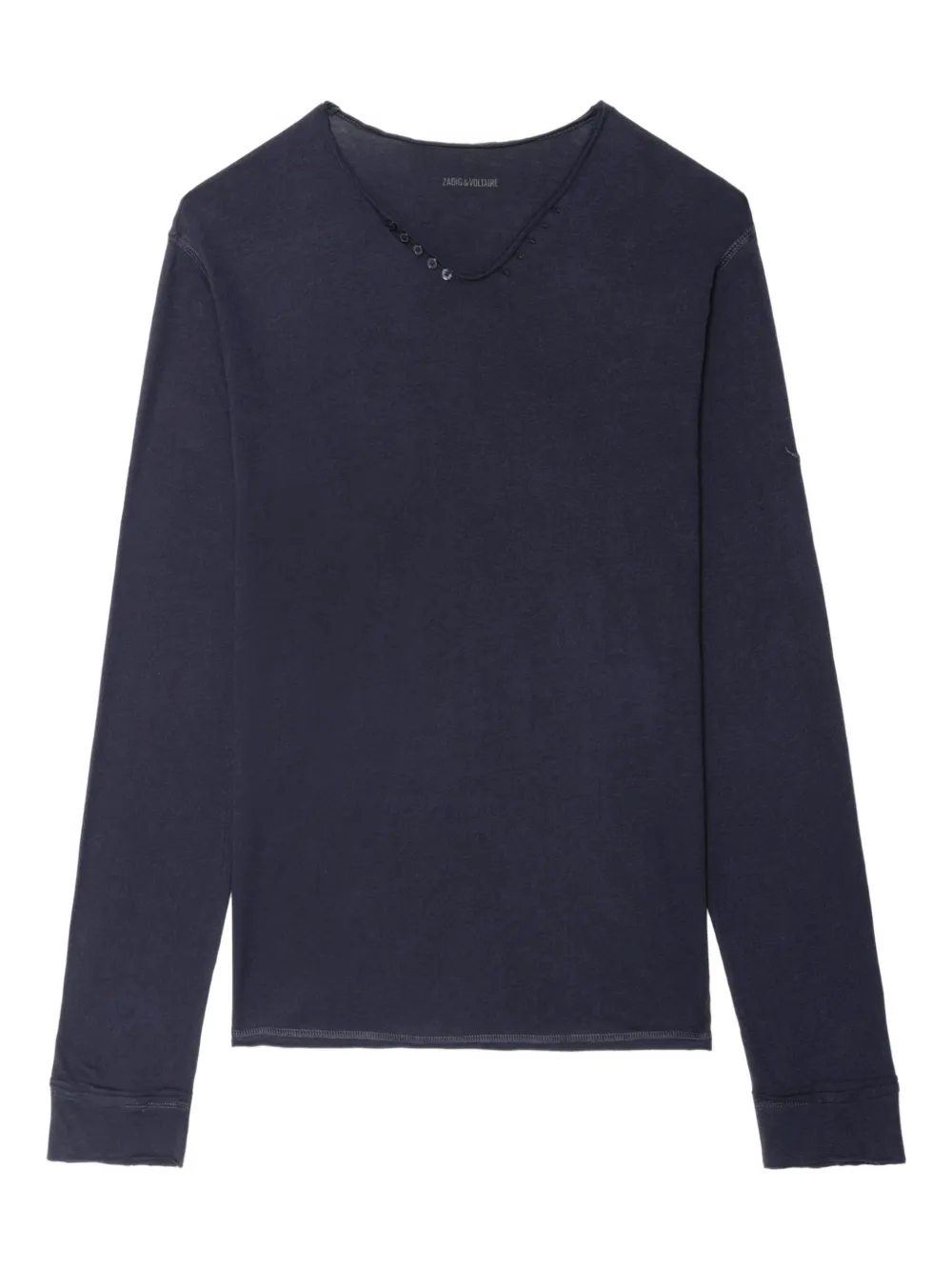 

Футболка с воротником-хенли Monastir Zadig&Voltaire, синий