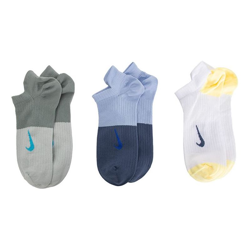 

Носки Nike Everyday Plus Lightweight Logo 3 'Green Blue White' CV2964-919, разноцветный