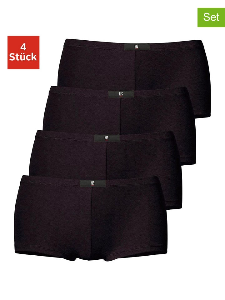 

H.I.S Комплект из 4 штук: трусики черного цвета