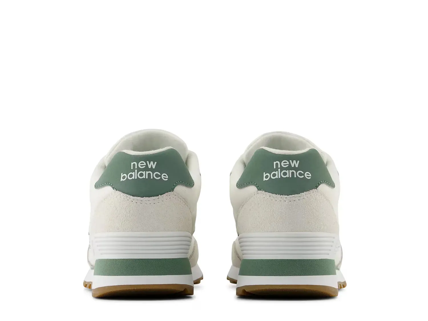 Кроссовки 515 v3 - женские New Balance, White/Green — фото 3