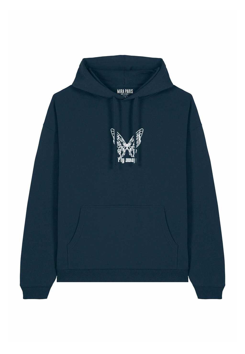 

Толстовка FLY AWAY EMBROIDERY UNISEX - Hoodie Mira Paris, темно-синий
