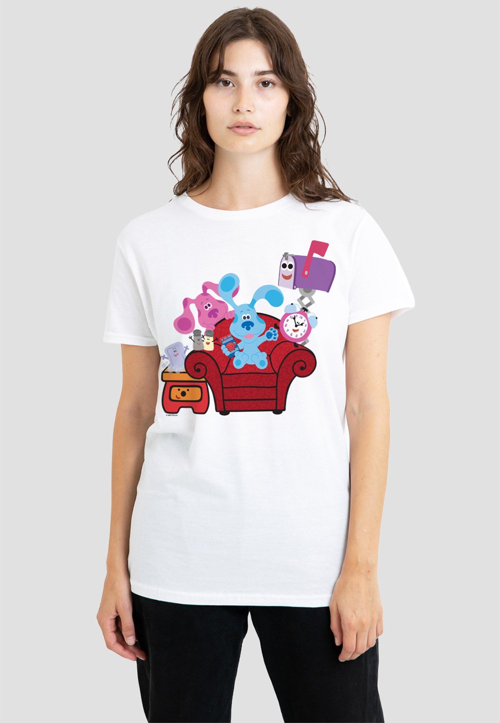 

Футболка с принтом BLUES CLUES & YOU FRIENDS FOREVER Cotton Soul, белый