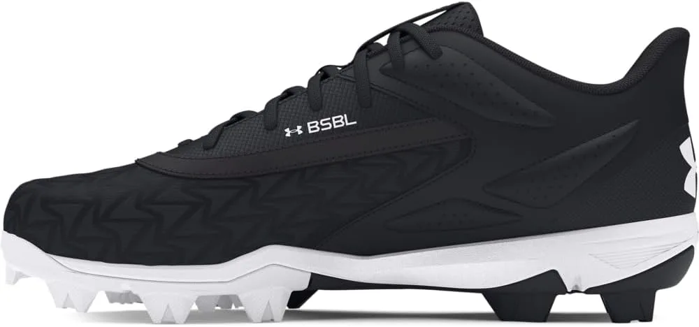 Бейсбольные бутсы Under Armour Leadoff Low Rm 3.0 для мужчин, черно-белый