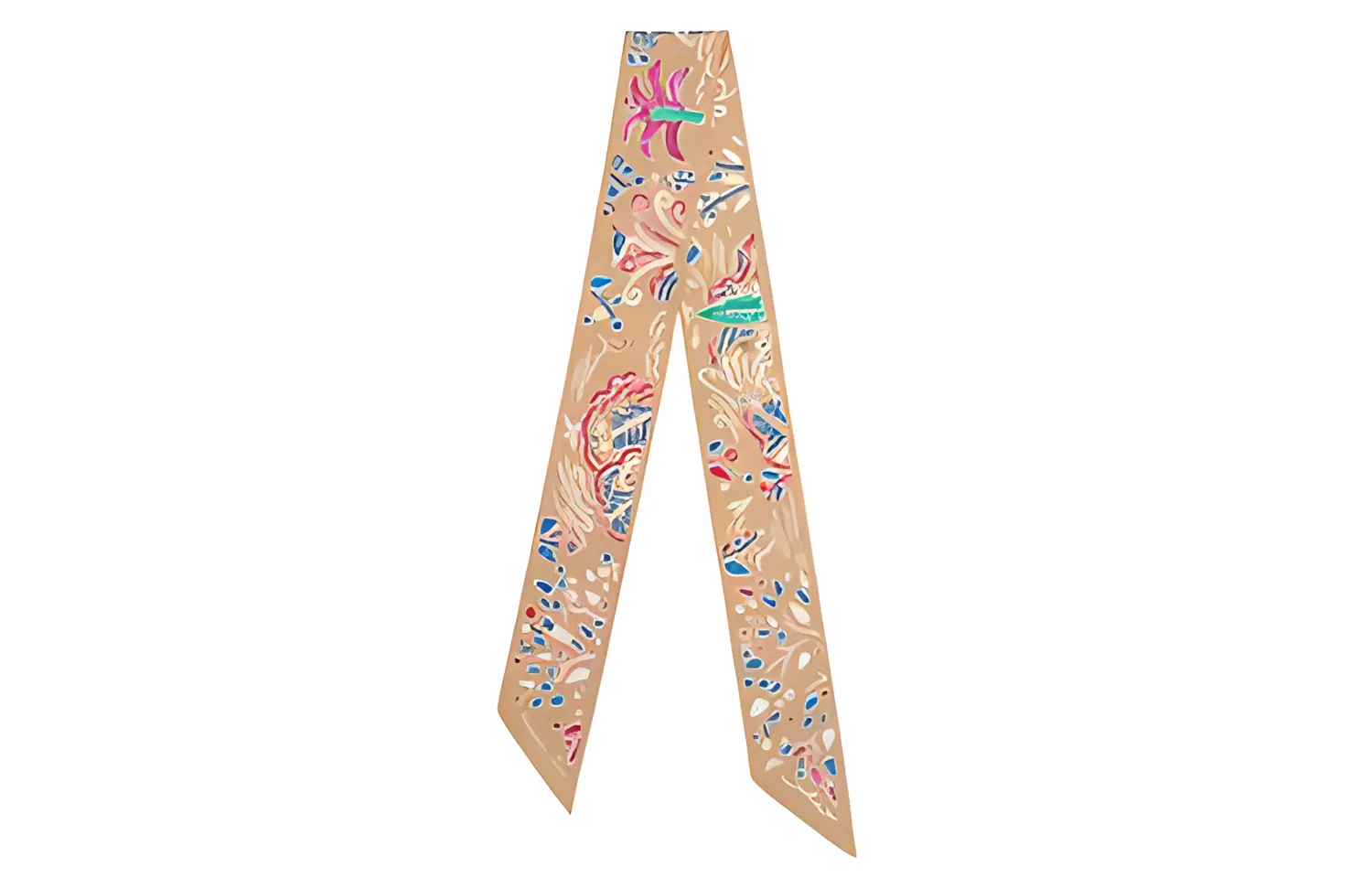 

Шелковый шарф Unisex Multicolor HERMES