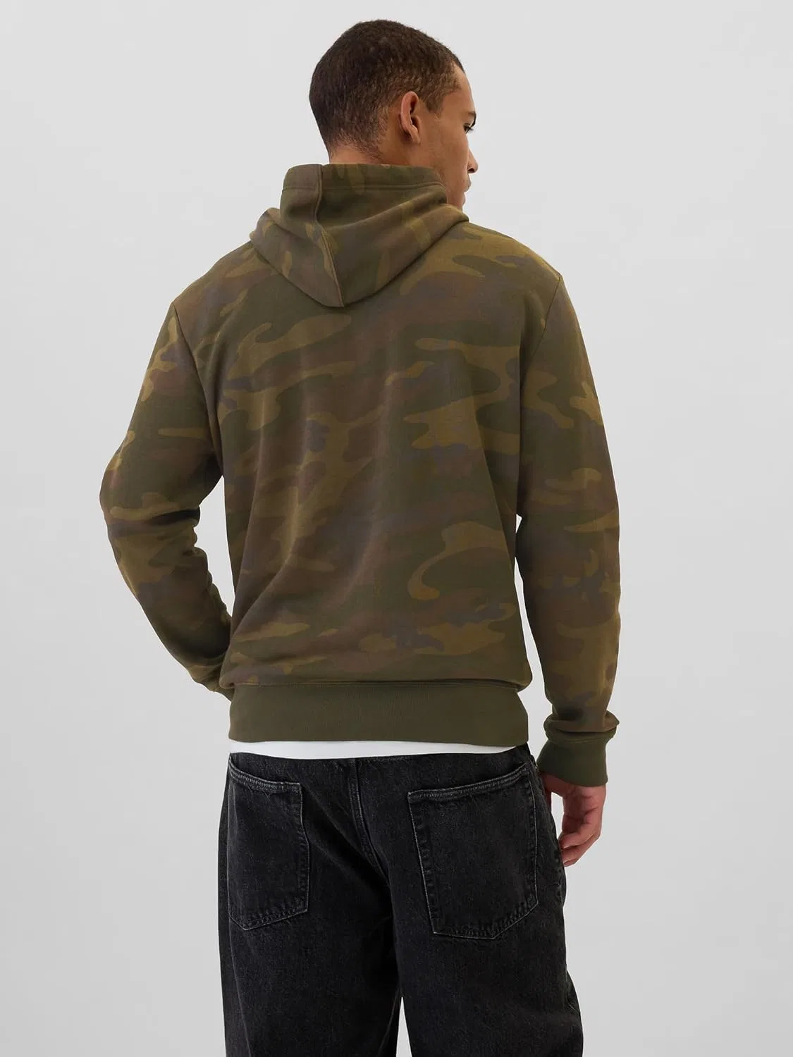 Худи GAP с логотипом, Green Camo — фото 2