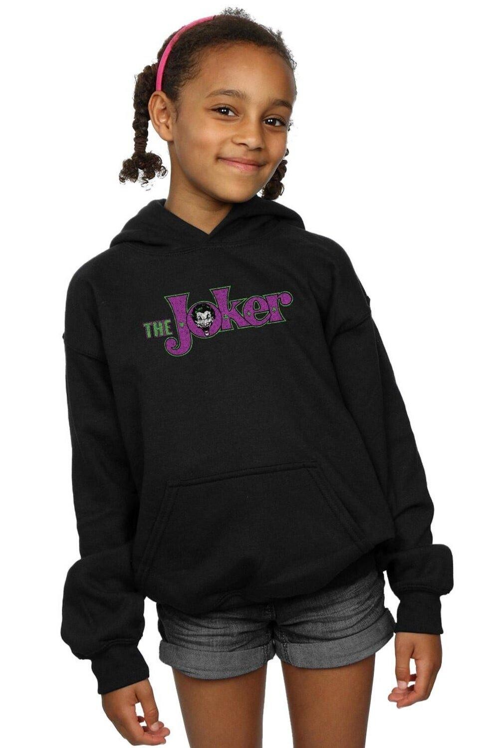 

Толстовка с логотипом The Joker Crackle DC Comics, черный