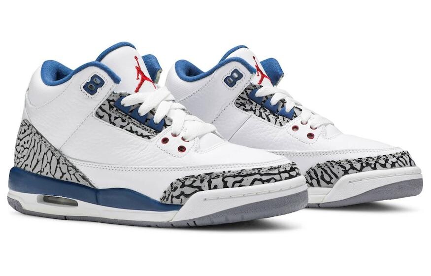 Кроссовки Jordan 3 Retro True Blue 2011 GS — фото 3