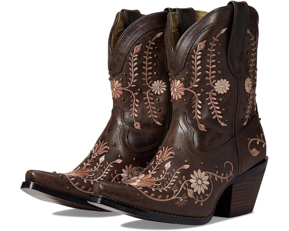 

Ботинки Durango Crush 8" Western Bootie Rose Wildflower, коричневый
