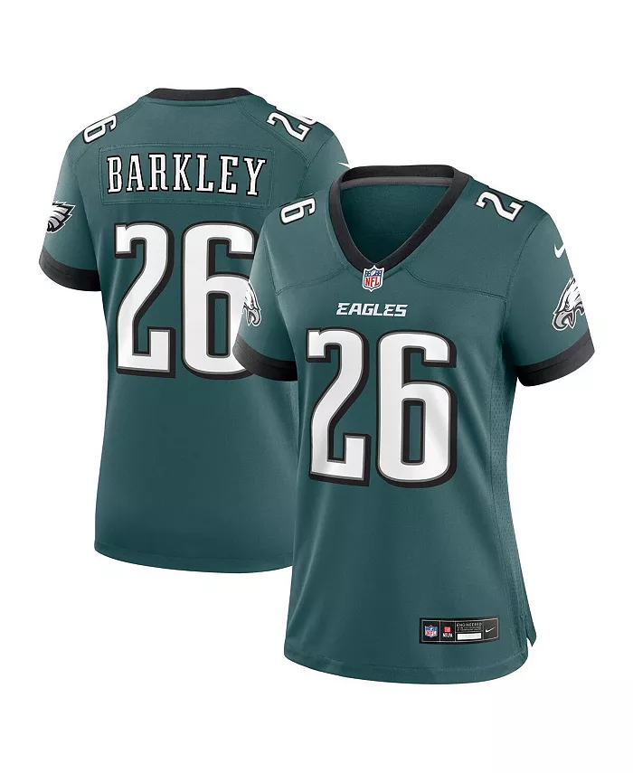 

Женская игровая майка Saquon Barkley Midnight Philadelphia Eagles Nike, зеленый