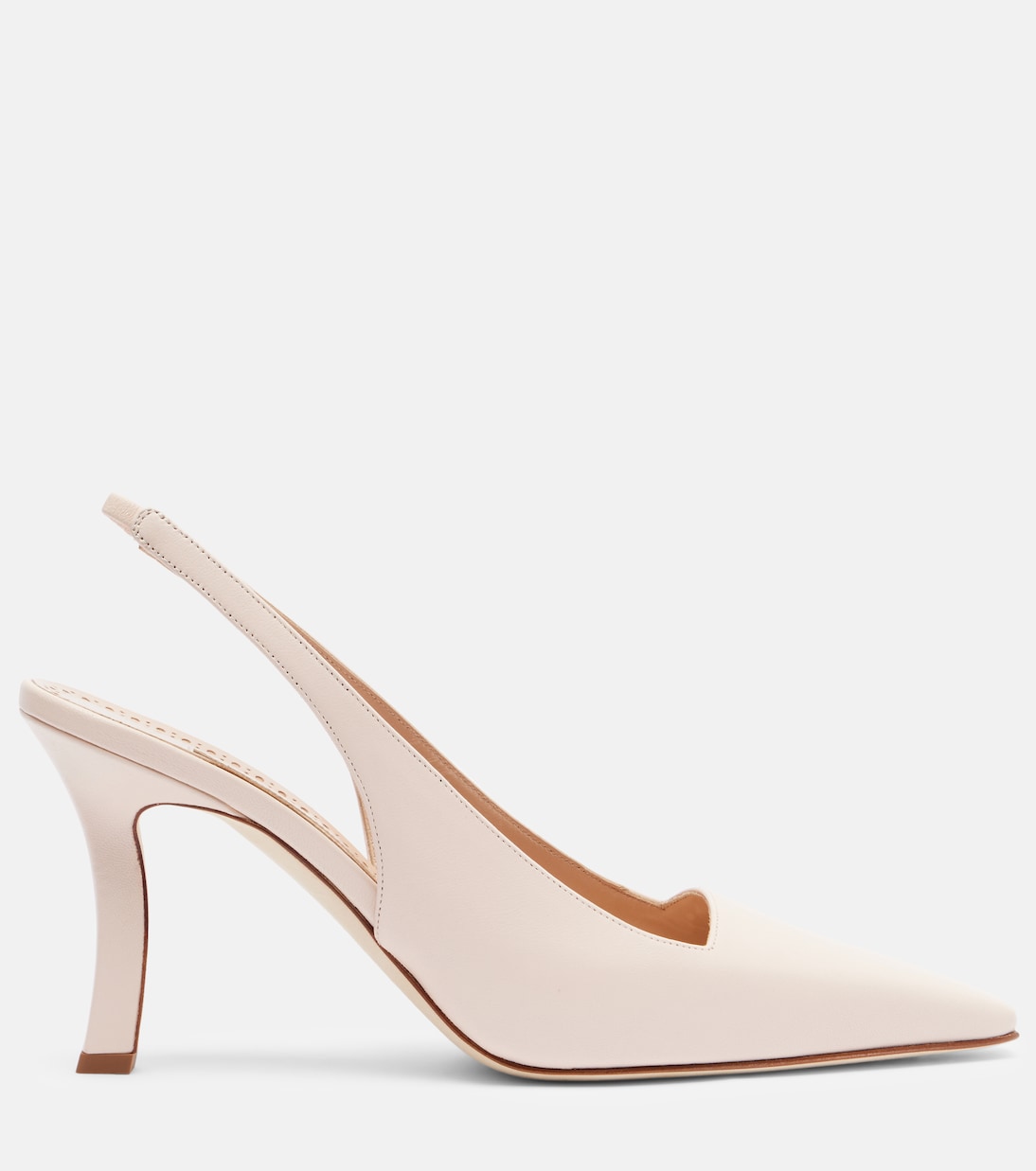 Кожаные туфли-лодочки Moiramu на ремешке Manolo Blahnik, 2715 LNUD — фото 4