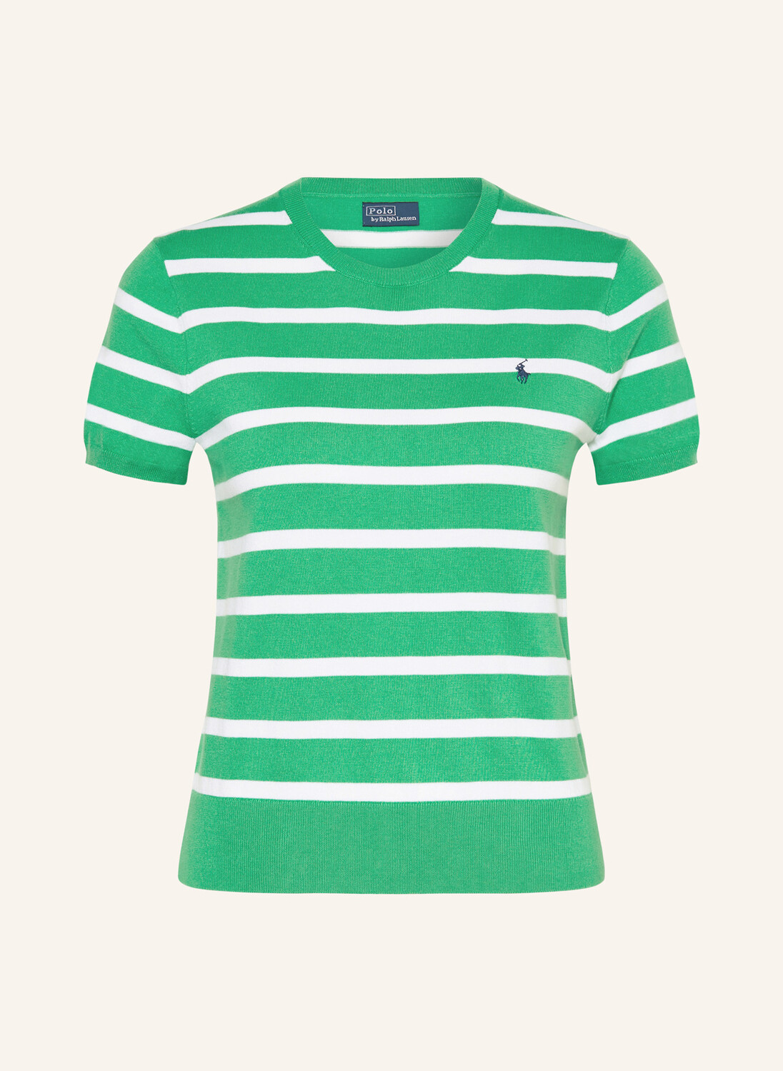 

Трикотажная рубашка POLO RALPH LAUREN, зеленый/белый