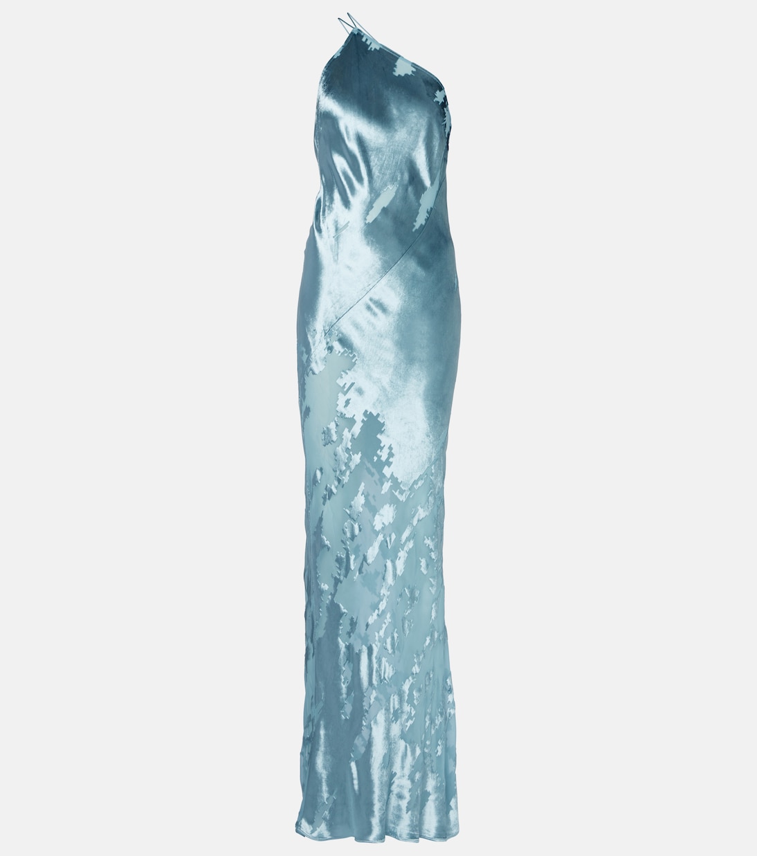 

Асимметричное бархатное платье The Sei, Baby Blue