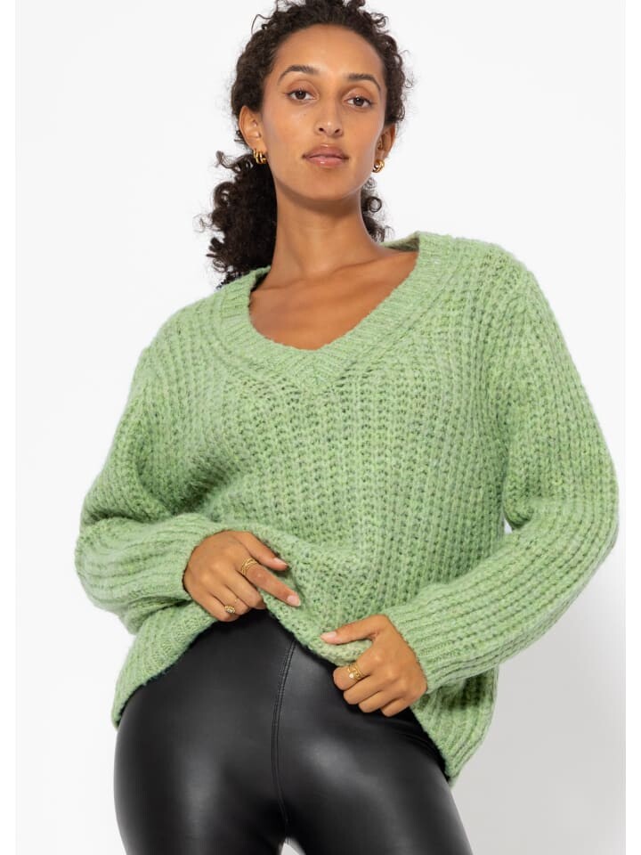 

Пуловер SASSYCLASSY Oversize Pullover, светло-зеленый