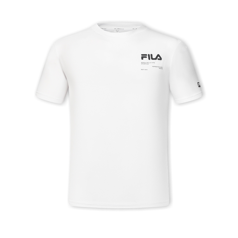 

FILA Футболка Athletics мужская, цвет «нефритовый белый»