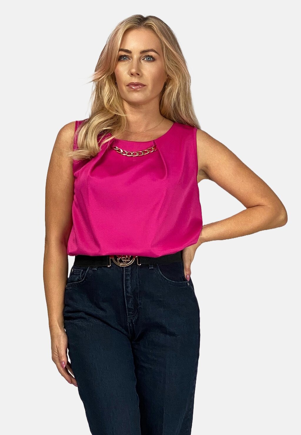 

Топ WITH CHAIN REGINA FASHION, цвет mottled pink