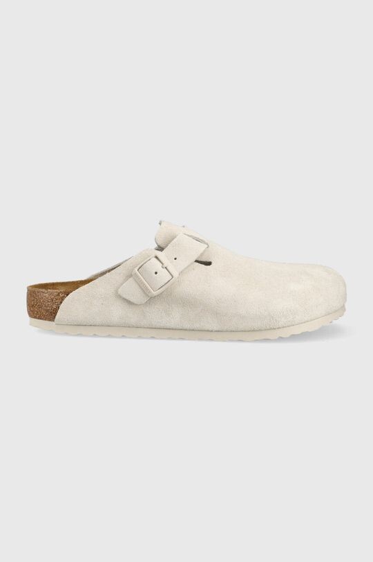 

Замшевые шлепанцы Boston Birkenstock, белый