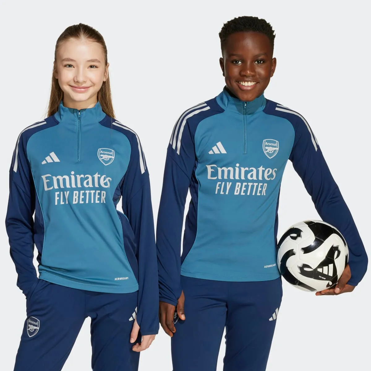 

Детская футболка Arsenal FC 2025-2026 Tiro 25 Competition adidas, синий