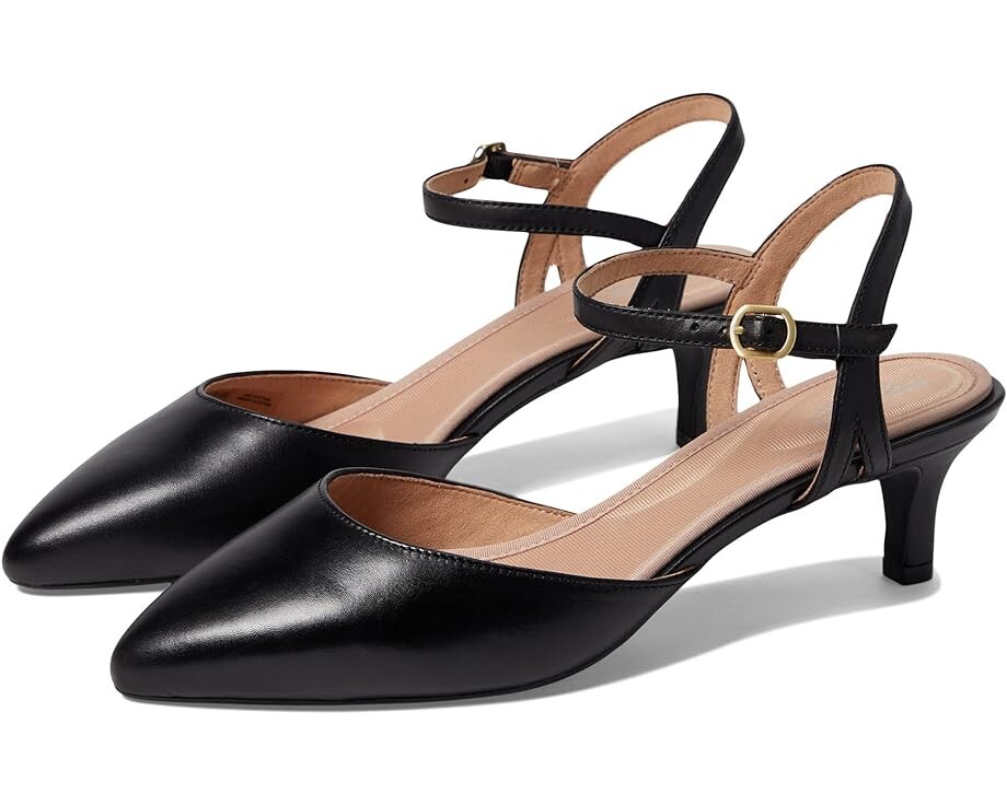 

Туфли Rockport Total Motion Kalila Two-Piece, цвет Black Leather