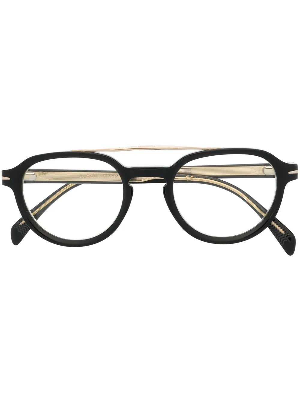 

Очки в круглой оправе Eyewear by David Beckham, черный