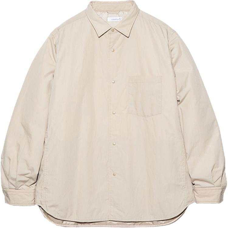 

Nanamica Утепленная рубашка, Beige Yellow