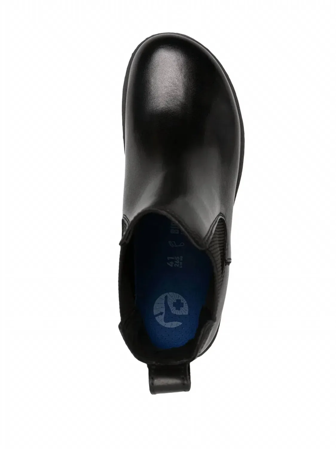 Birkenstock Мужские кожаные ботинки челси Highwood черного цвета — фото 4