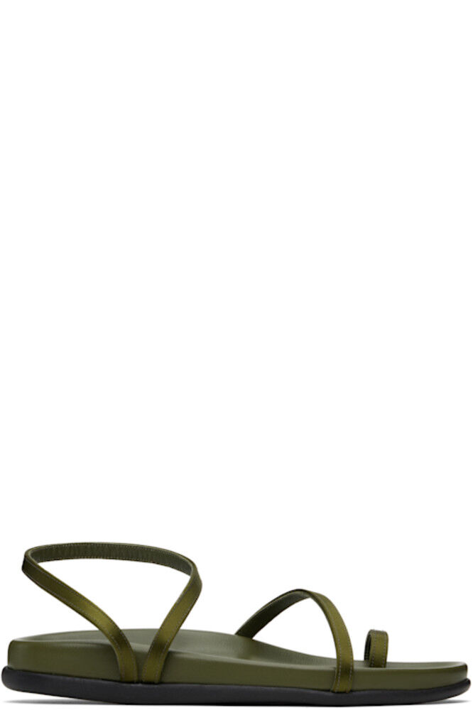 Сандалии Eleftheria Footbed цвета хаки Ancient Greek Sandals