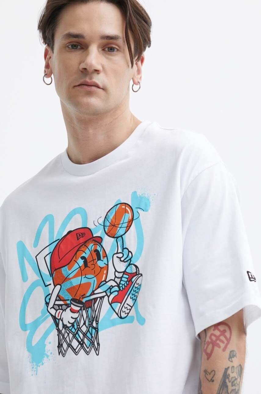 

Хлопковая футболка New Era, белый