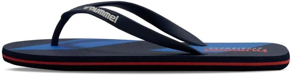 Унисекс-тапочки Hummel со словом «Chevron», темно-синий