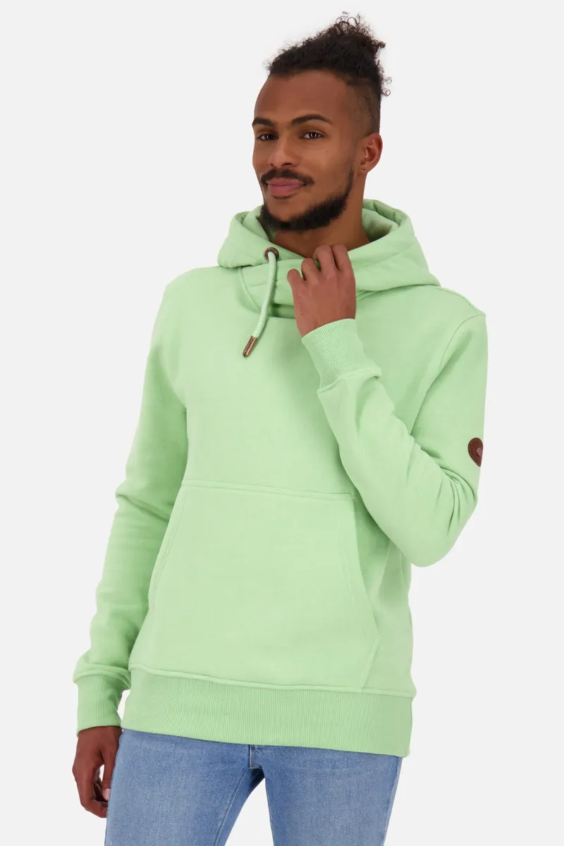 

Толстовка с капюшоном Alife & Kickin "JohnsonAK A Hoodie Sweatshirt мужская толстовка с капюшоном, пуловер", цвет Pear Melange