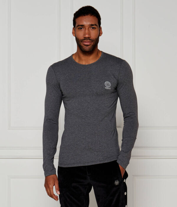 

Лонгслив Versace Regular Fit, серый
