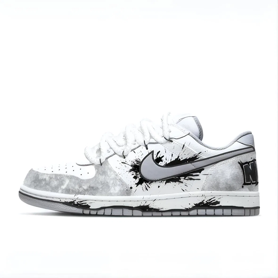 Кроссовки скейтерские Nike Big Low белые