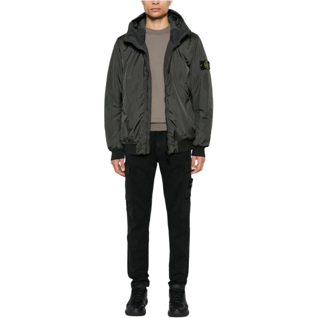 Свитшот с нашивкой-логотипом STONE ISLAND, Светлый умбра — фото 3