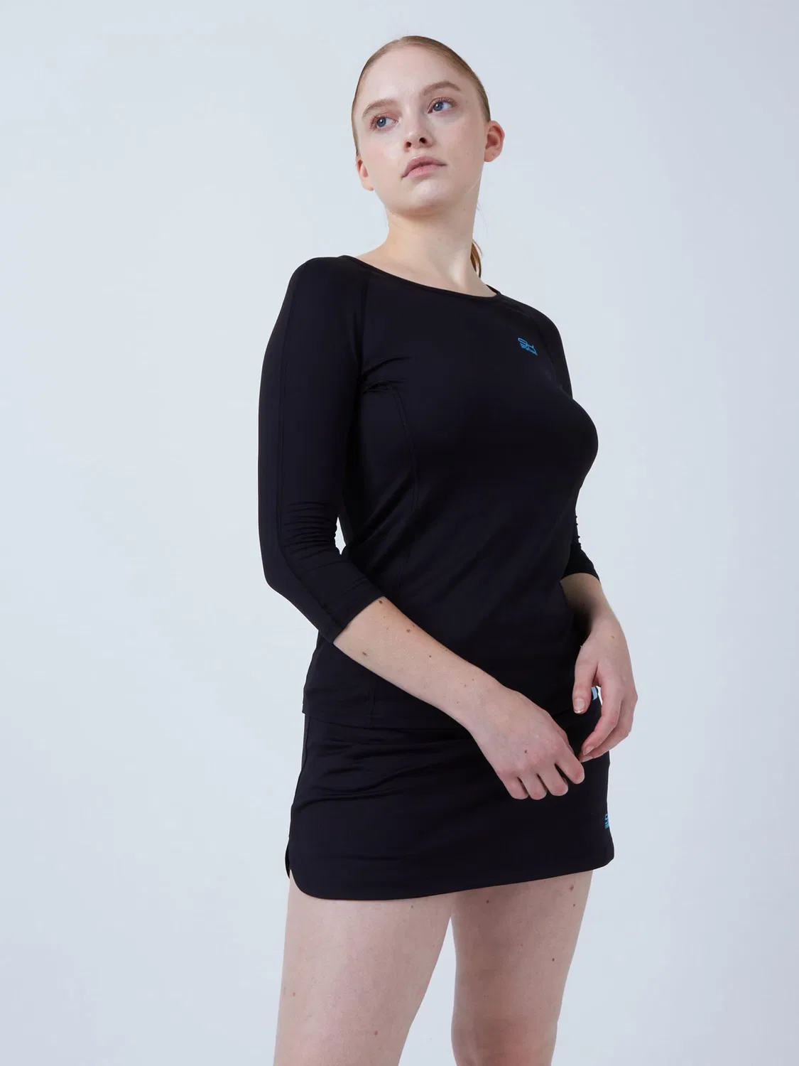 Sportkind Performance Рубашка с длинным рукавом 3/4 черного цвета — фото 3