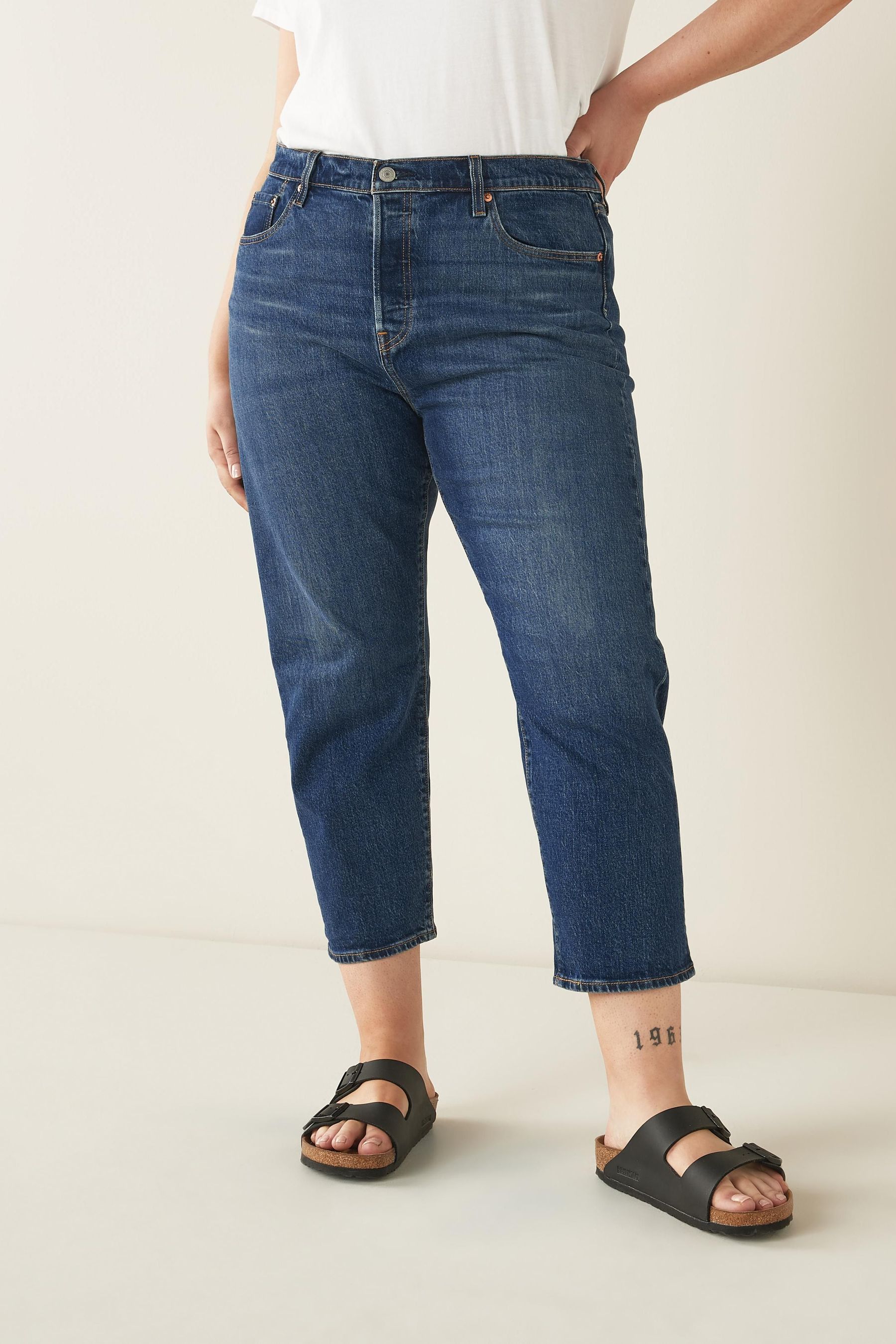 

Укороченные джинсы Curve 501 Levi's, синий