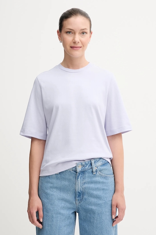 

Хлопковая футболка United Colors Of Benetton, фиолетовый