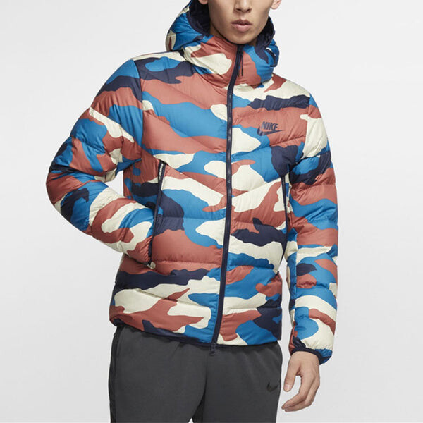 Пуховик Nike Camouflage Casual Sports Printing Down Jacket Camouflage, цвет camouflage — фото 2