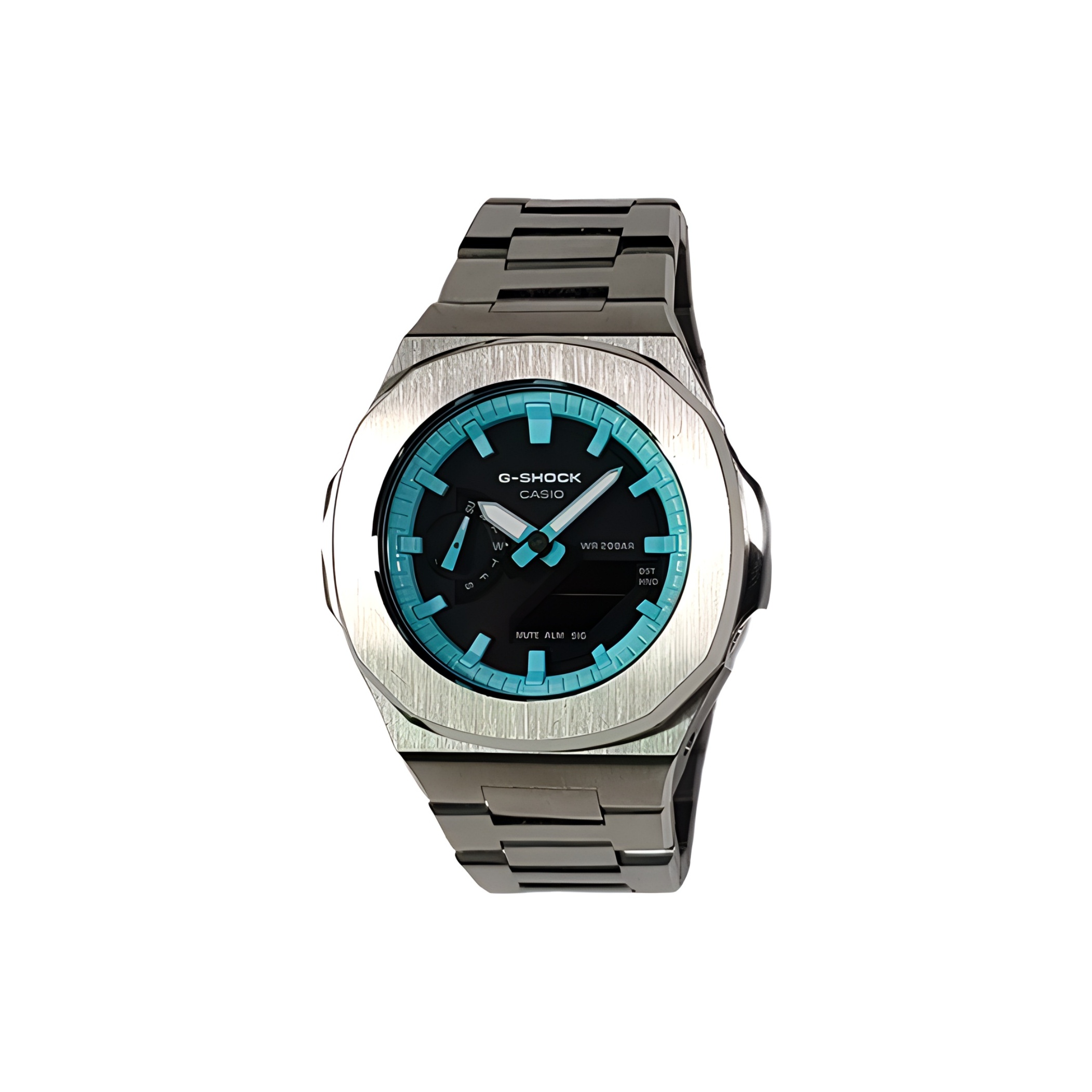 

CASIO Мужские часы Retrofit Series с электронным механизмом, стальной браслет, черный циферблат