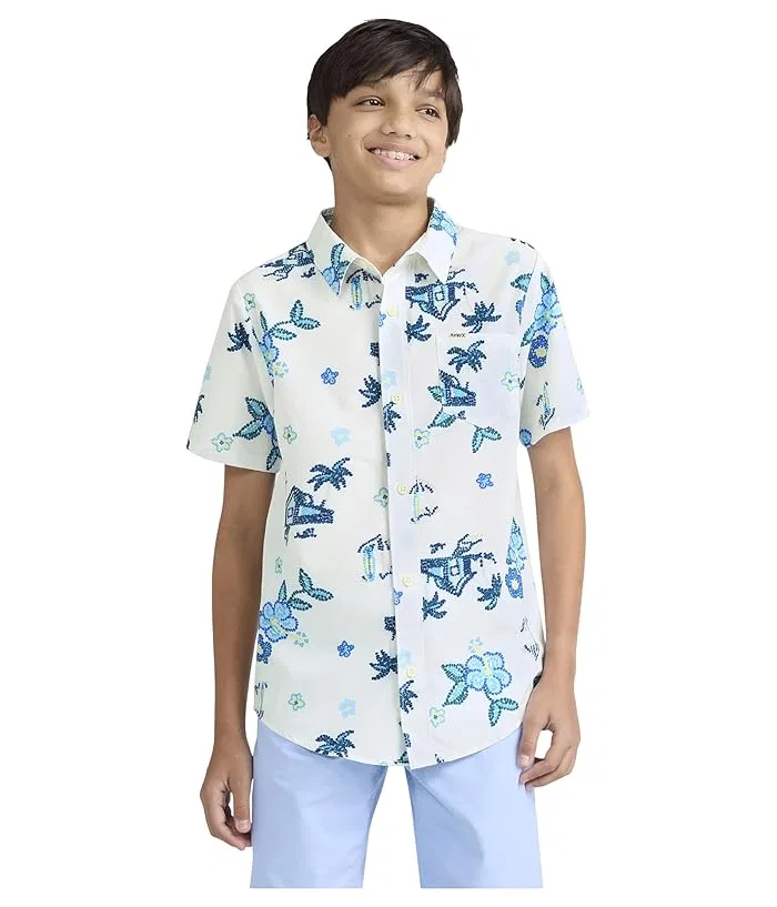 Рубашка с принтом повседневная Hurley Kids, Jelly Mint