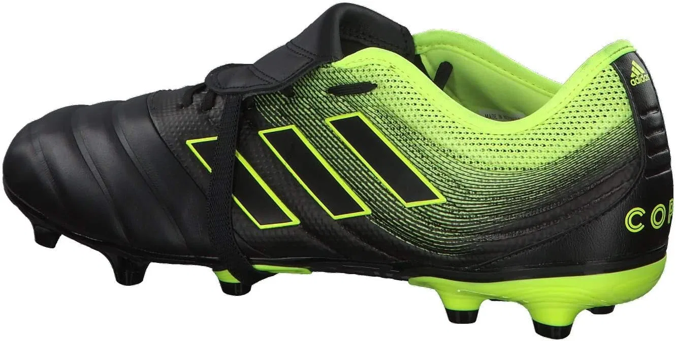 Мужские кроссовки Adidas Copa Gloro 19.2 Firm Ground, Black Core Black Core Black Solar Yellow Core Black Core Black Solar Yellow — фото 4