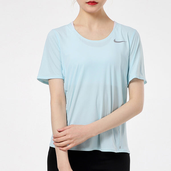 Футболка dri fit training sports quick dry short sleeve blue Nike, синий — фото 3