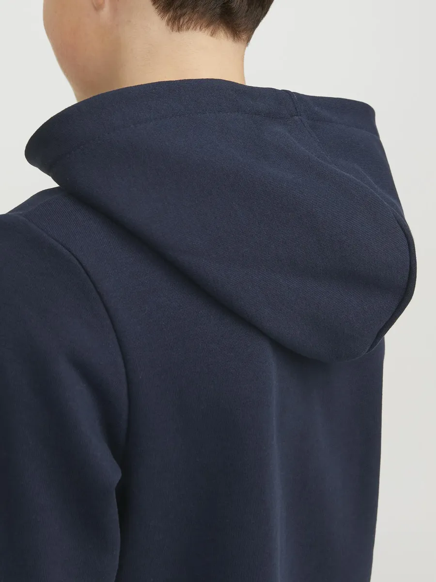 Детская толстовка Jack & Jones "JJEBRADLEY SWEAT HOOD NOOS JNR" Jack & Jones Junior, синий — фото 3