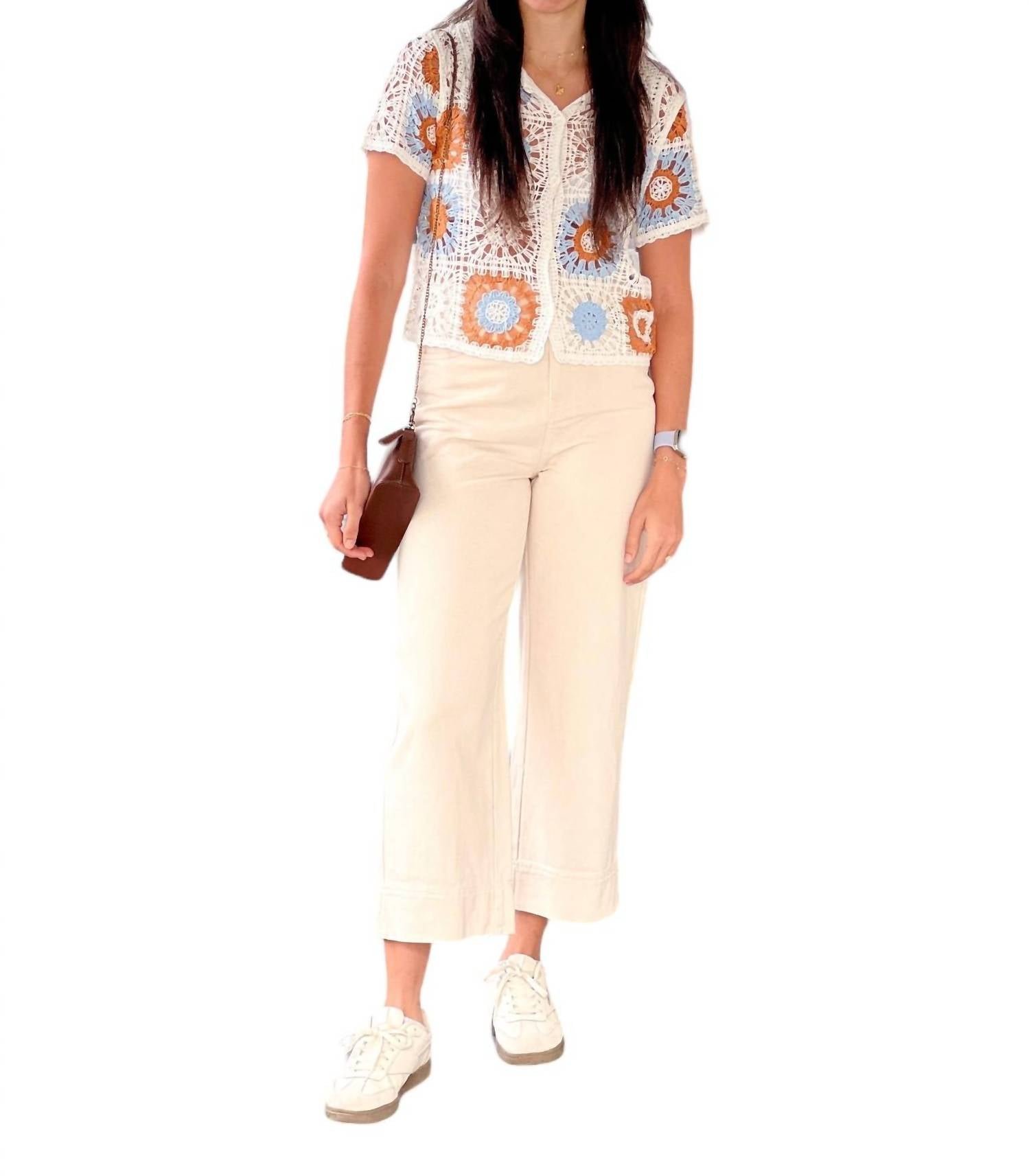 

Брюки Rebecca цвета экрю Vero Moda, цвет ecru