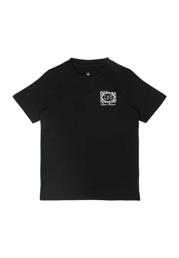Футболка Tntyson s_s tee print t-shirt The New, черный — фото 3
