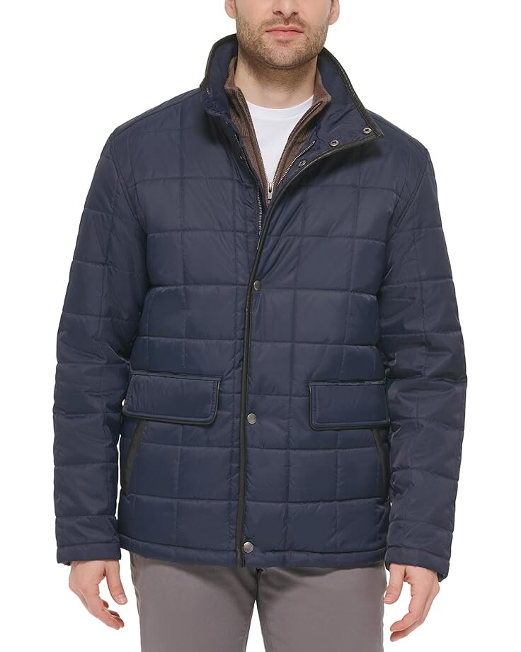 

Куртка Cole Haan Box Quilt Jacket, цвет Navy 1