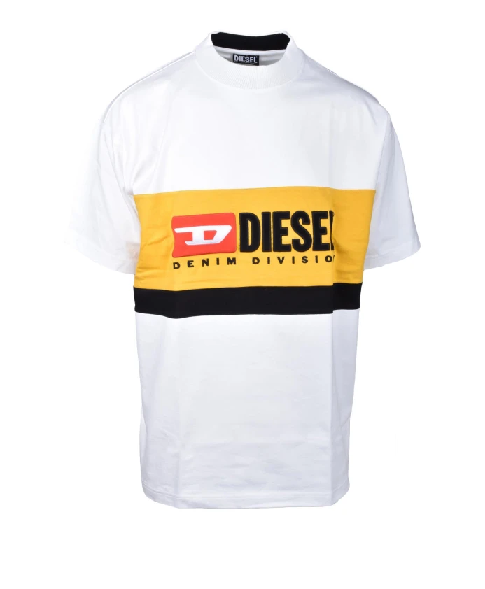 

Хлопковая футболка Diesel, белый