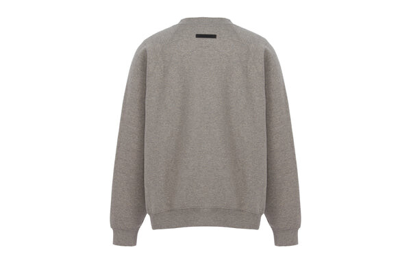 Толстовка Fear of God Essentials FW21 Pullover Crewneck Dark Heather Oatmeal, цвет oatmeal — фото 2