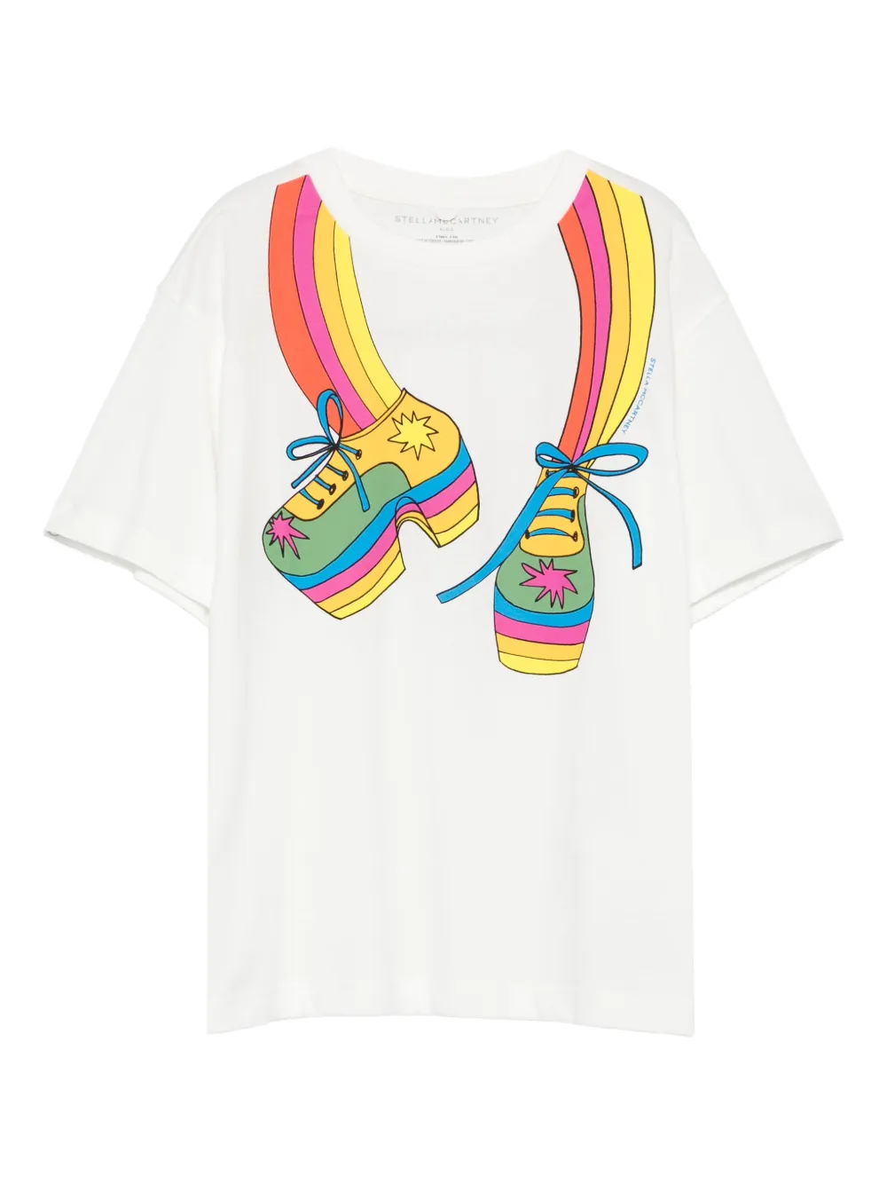 

Футболка с принтом Stella McCartney Kids, белый