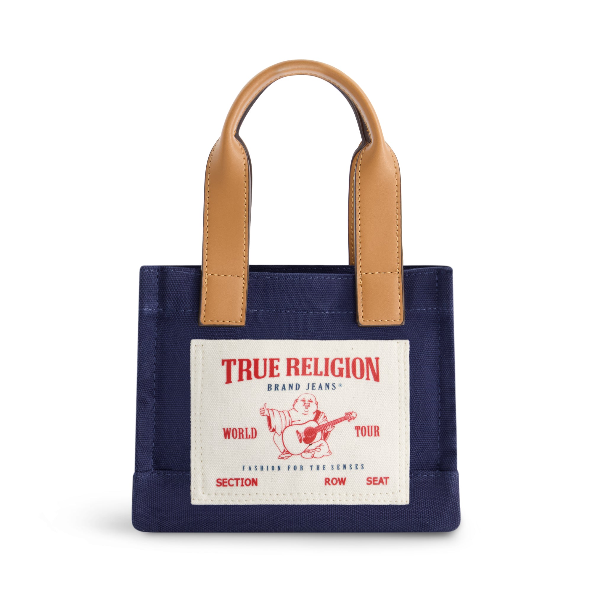 

Мини-тоут True Religion, темно-синий