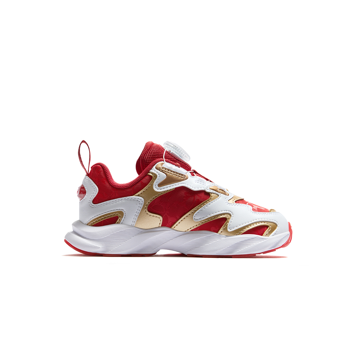 FILA KIDS HERITAGE Low top детские кроссовки для бега темно-красный/FILA белый для детей 3-7 лет — фото 3